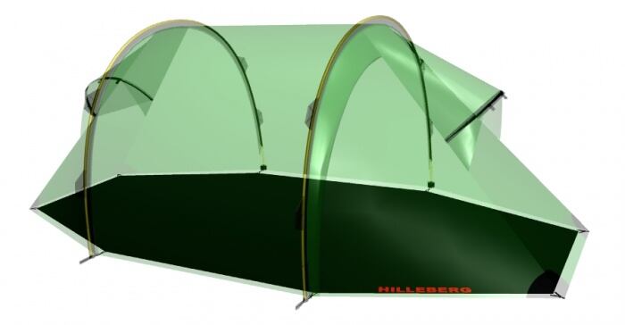 Hilleberg Nammatj 2 footprint