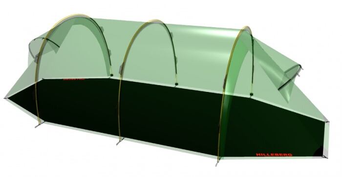 Hilleberg Keron 3 footprint
