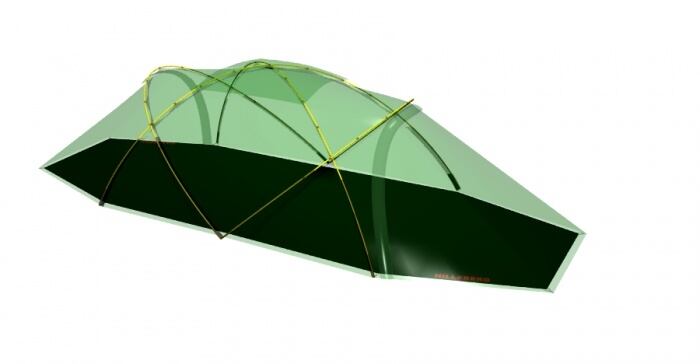 Hilleberg Tarra footprint