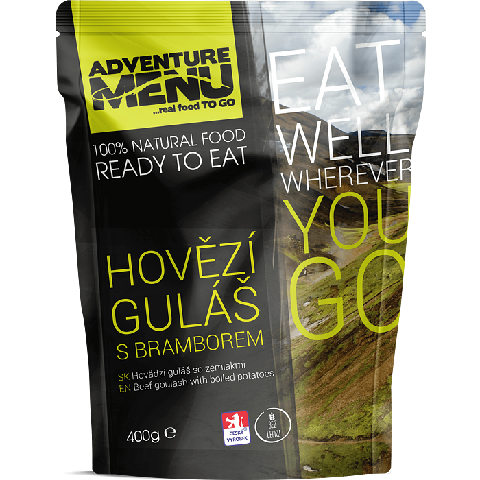 Adventure Menu Hovězí guláš s bramborem 400g