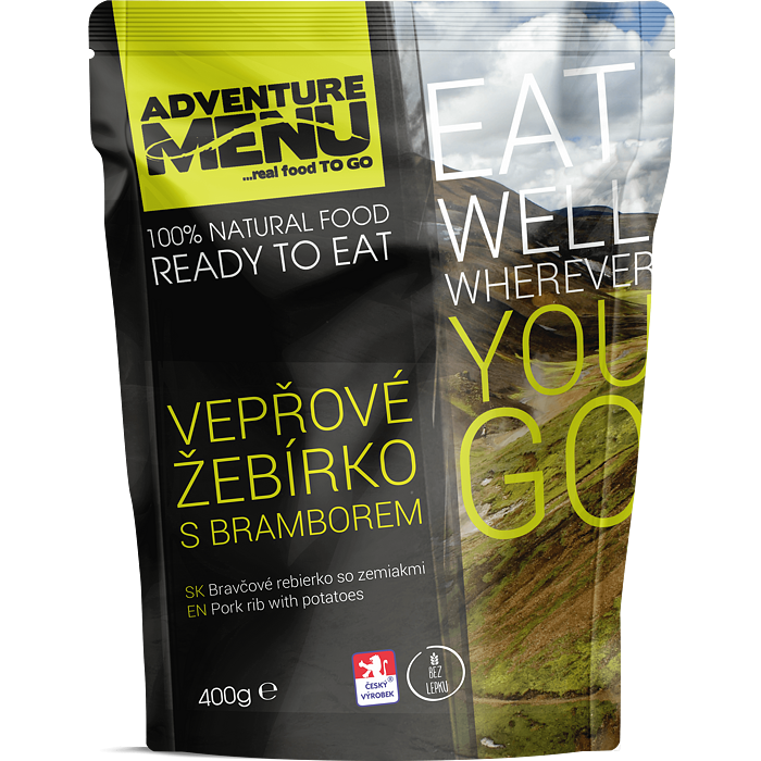 Adventure Menu Vepřové žebírko s bramborem 400g
