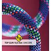 Beal lano Top Gun II 10,5mm Unicore Golden Dry 50m